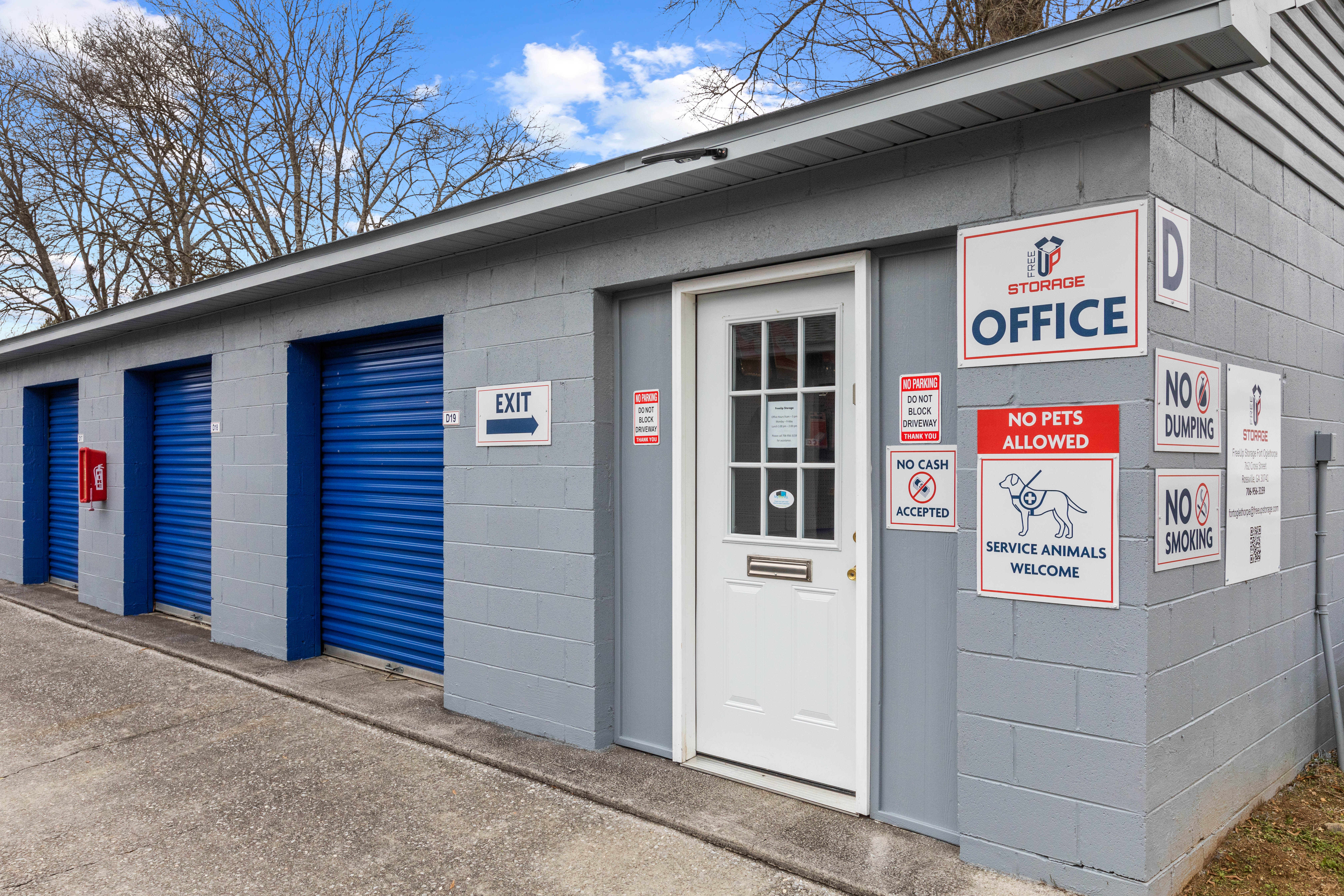 FreeUp Storage Fort Oglethorpe - Office